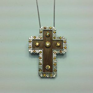 Women's Brown Cross